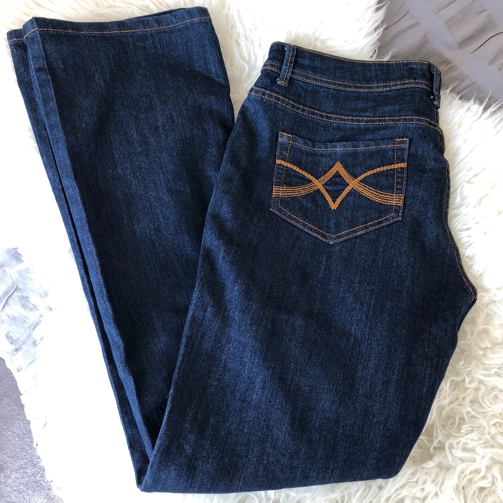 Jane Doe Dark Denim Flare Jeans